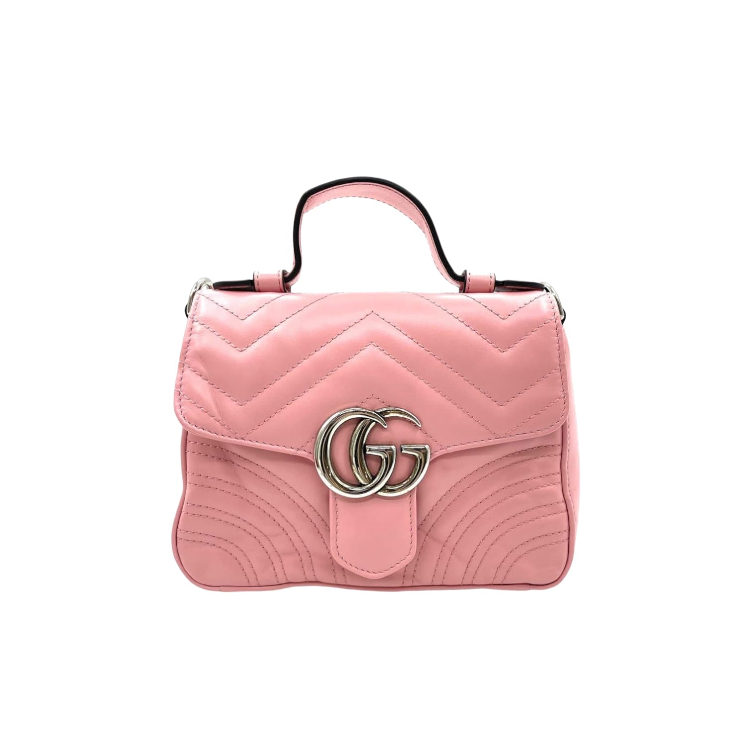 Gucci marmont top handle pink sale