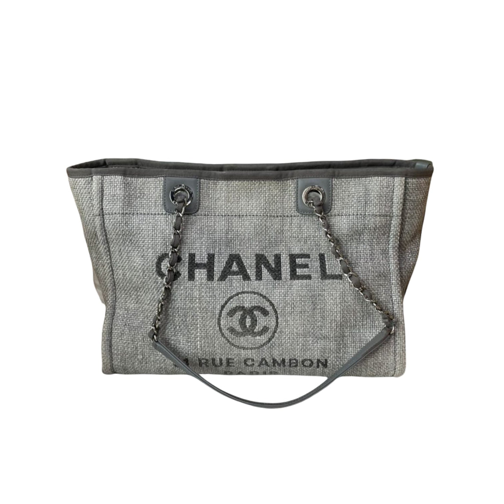 Small Deauville Canvas Grey SHW