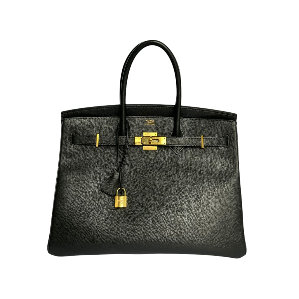 Birkin 35 Epsom Black GHW