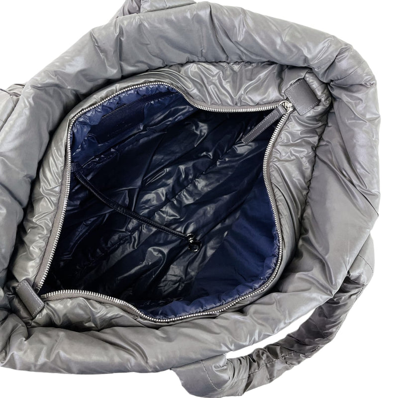 Large Cocoon Coco Quilted Nylon Grey SHW