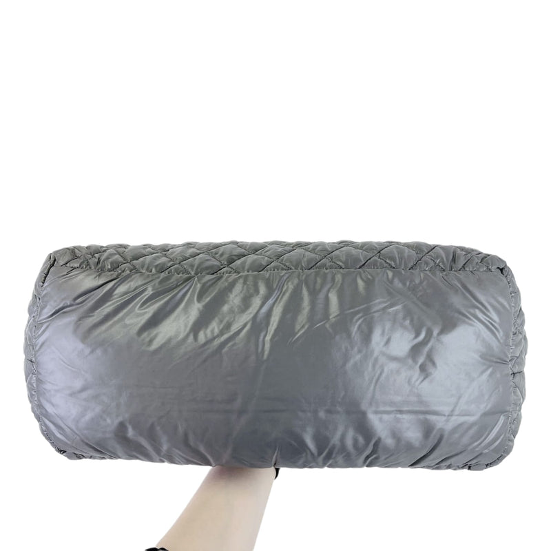 Large Cocoon Coco Quilted Nylon Grey SHW