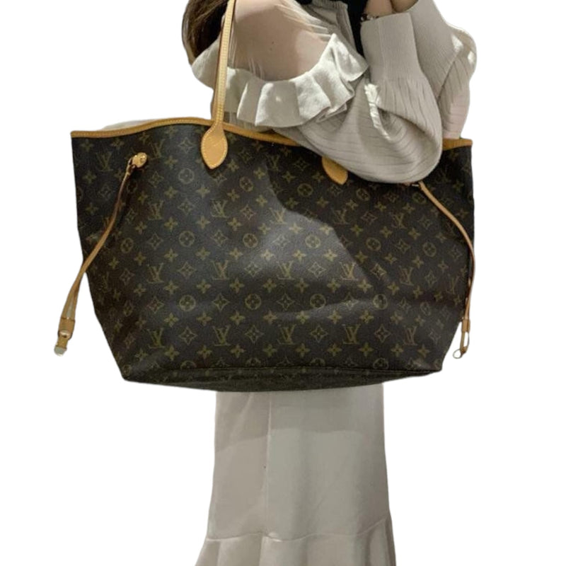 GM Neverfull Monogram Coated Canvas GHW