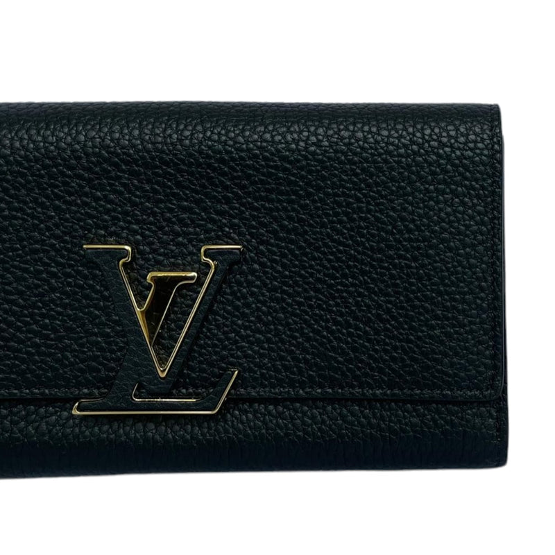Authentic Louis Vuitton Galet Taurillon Leather Capucines Wallet – Paris  Station Shop