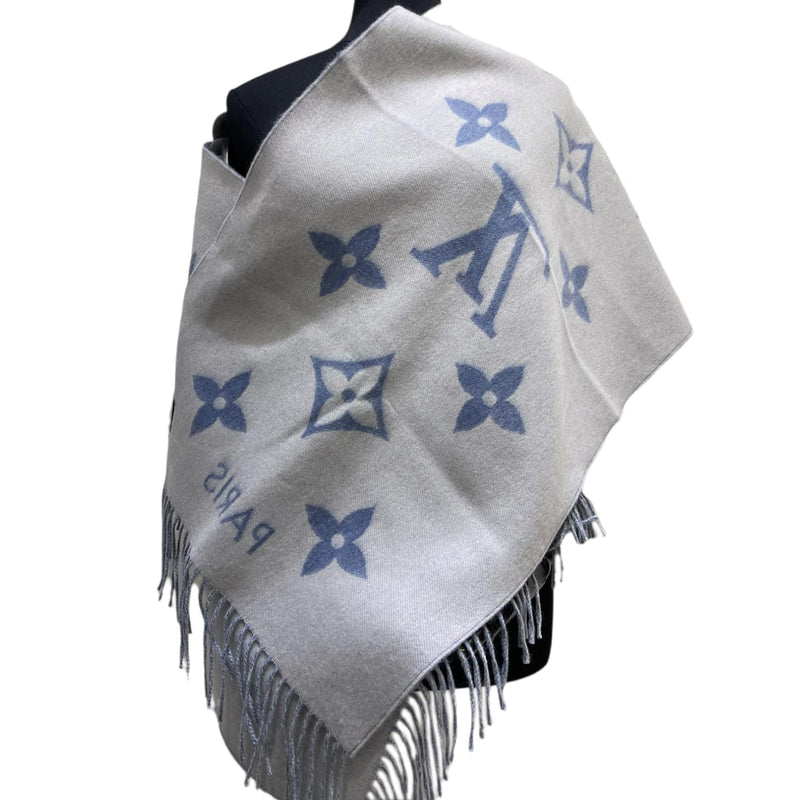 Cardiff cashmere scarf Louis Vuitton Blue in Cashmere - 35313140