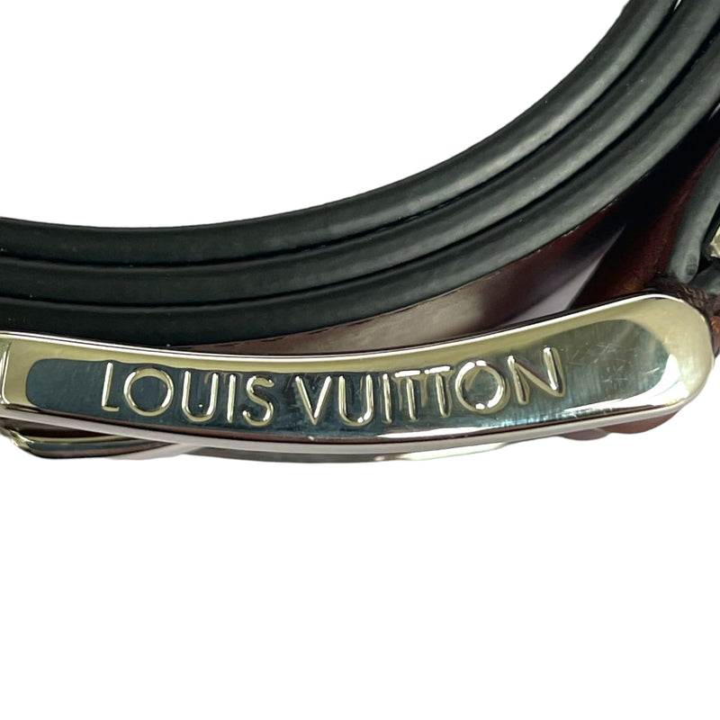LOUIS VUITTON Calfskin 35mm Pont Neuf Belt 90 36 Black 1304394