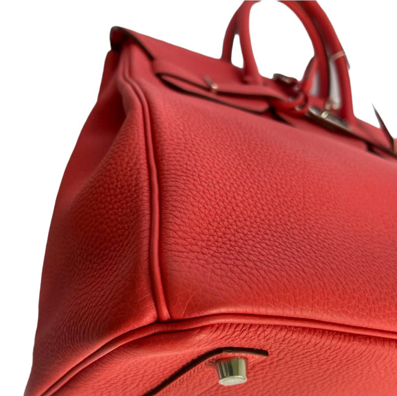 Hermes Birkin 25 Handbag 2R Rouge Pivoine Togo SHW