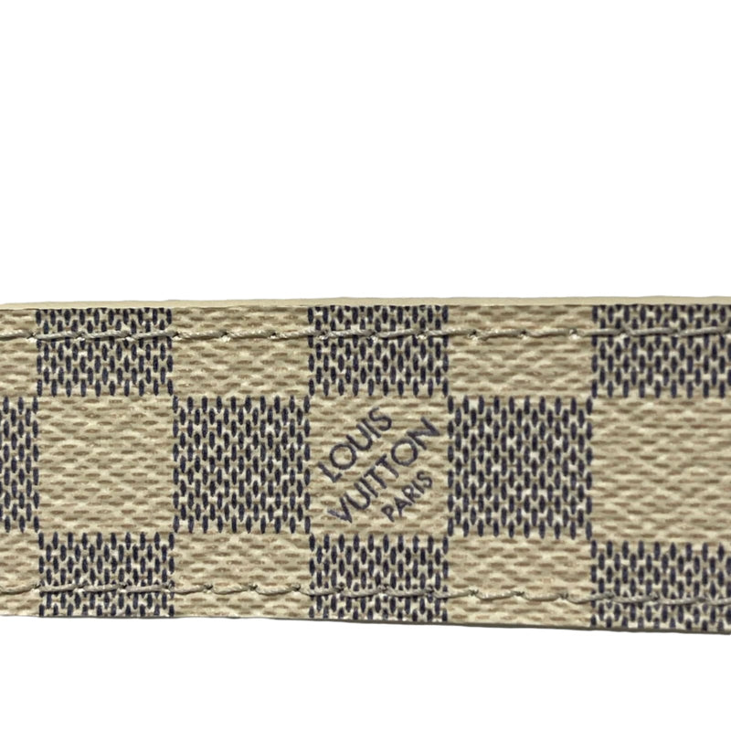 Louis Vuitton – Belt Mini Damier Azur 25 mm 85 cm – Queen Station