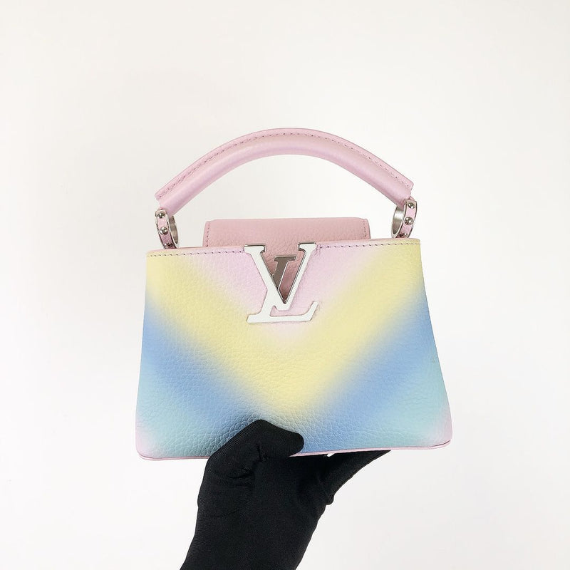 Louis Vuitton Damier Azur Eva Pochette w/ Strap - Neutrals