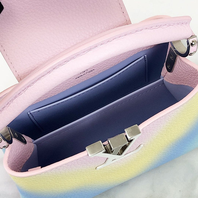 Louis Vuitton - Capucines Mini Bag - Blue Python SHW - 2019