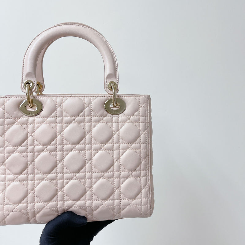 Lady Dior Medium Pink with GHW | Bag Religion