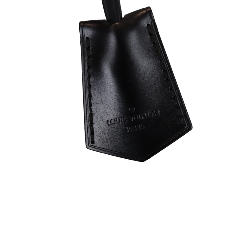 Brown Leather Key Bell Clochette for Damier Ebene Bags 