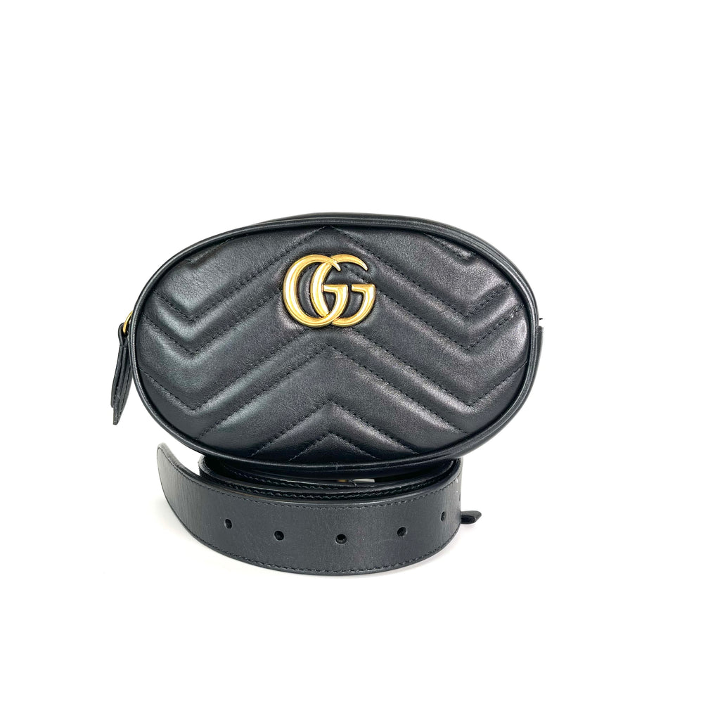 GG Marmont Belt Bag Black