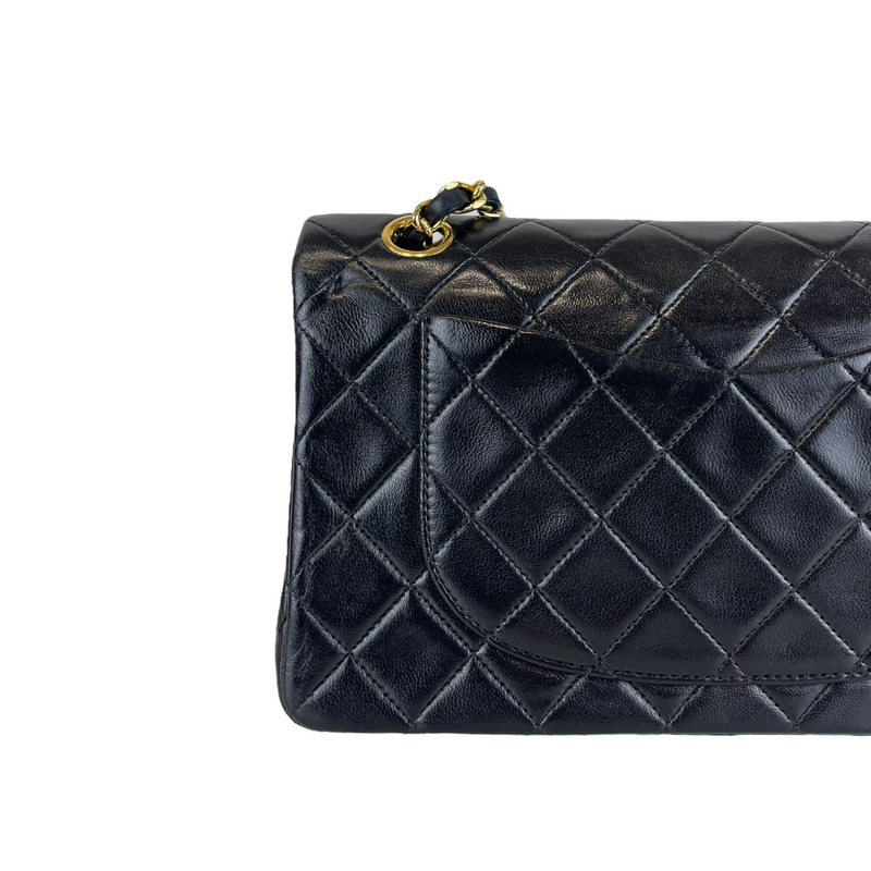 Classic Flap Small Lambskin Black GHW