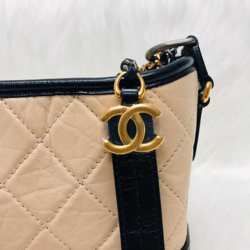 Chanel Beige&Black Gabrielle Hobo Bag TWS – Sheer Room