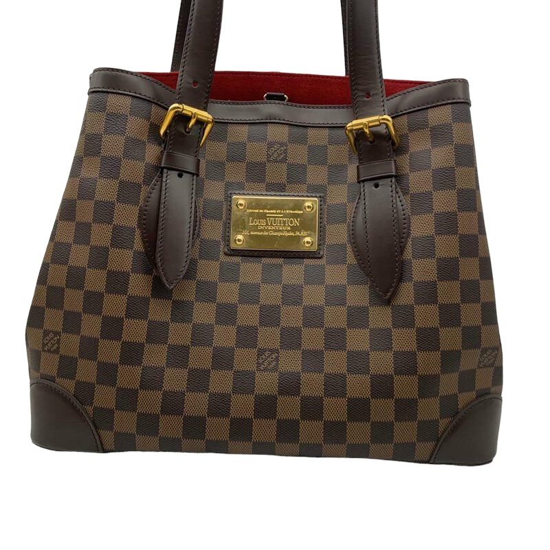 100% Authentic Louis Vuitton Hampstead MM Damier Ebene Tote Bag