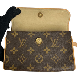 Monogram Florentine Pochette Canvas Brown GHW