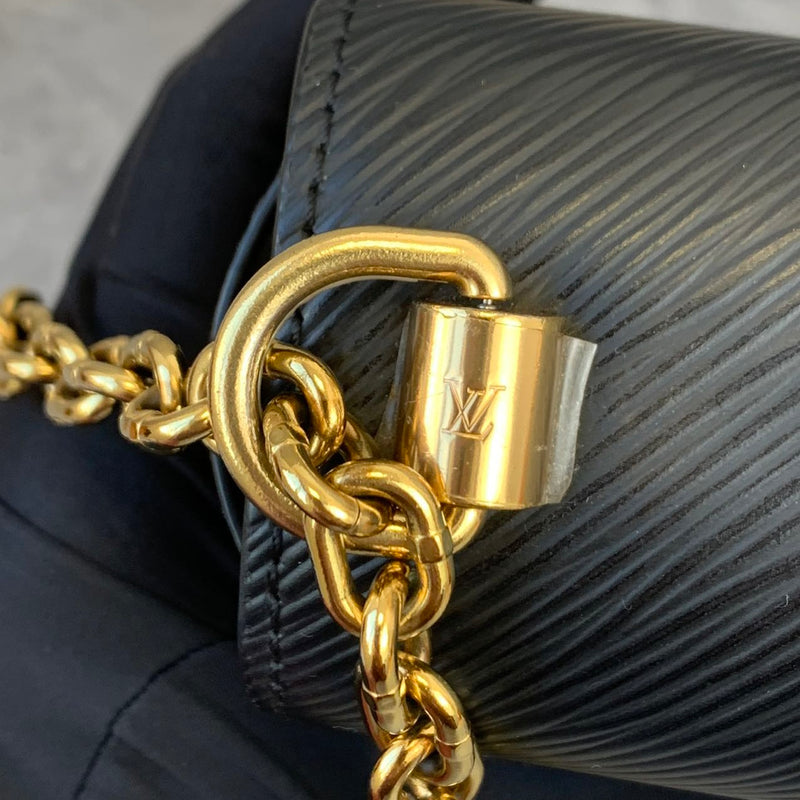 Louis Vuitton Patent Epi Leather Rainbow Twist Chain Wallet