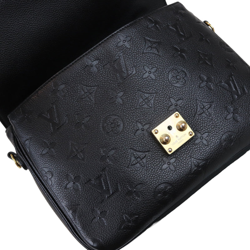 Louis Vuitton Metis Wallet Monogram Empreinte Black in Cowhide