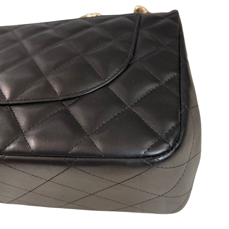 Classic Flap Jumbo Lambskin Black GHW