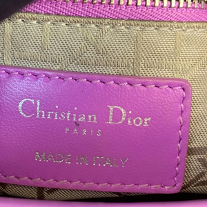 Lady Dior Mini Lambskin Purple SHW