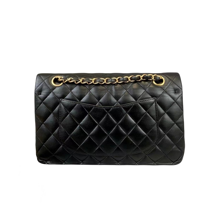 Classic Flap Medium Lambskin Black GHW