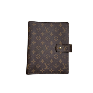 Monogram Large Agenda Cover