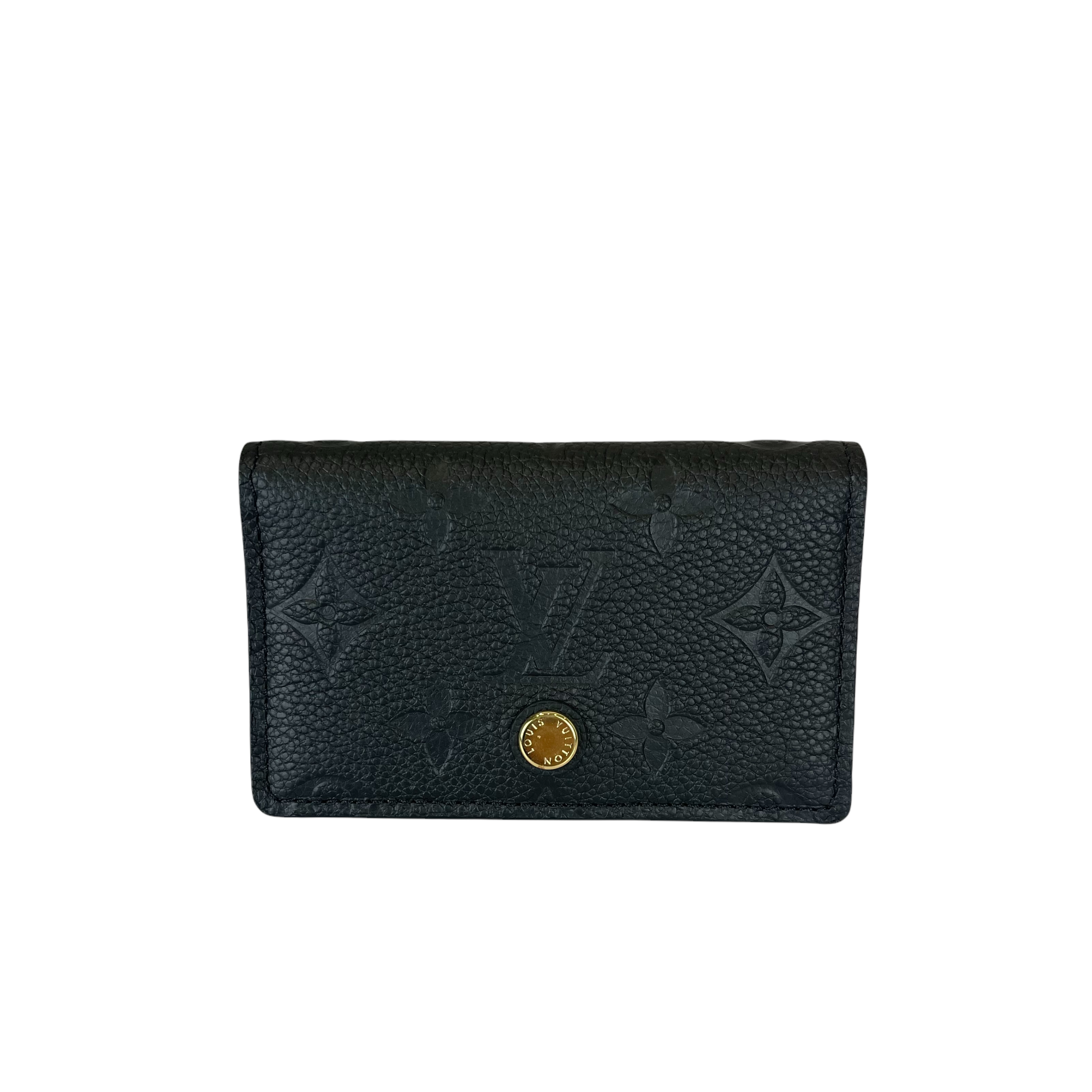 Multicartes Monogram Empreinte Cardholder Black GHW