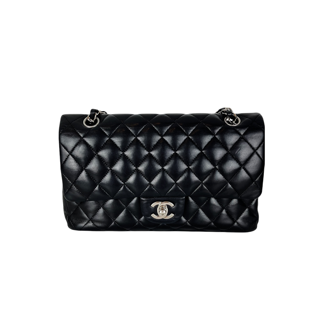 Classic Flap Medium Lambskin Black SHW