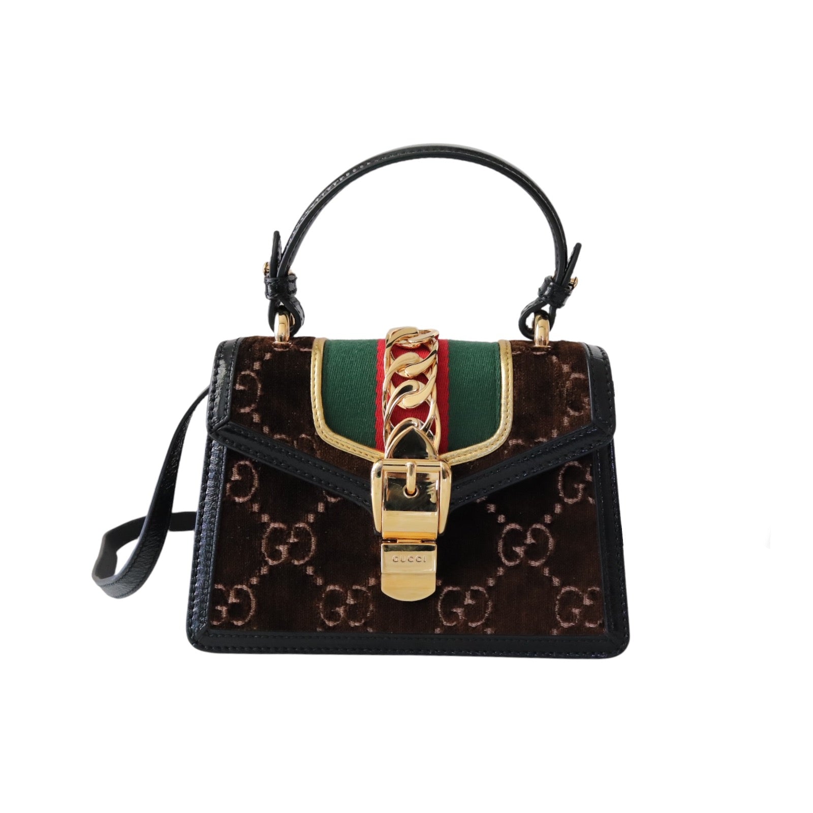 Gucci sylvie cheap velvet