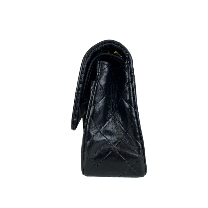 Classic Flap Small Lambskin Black GHW