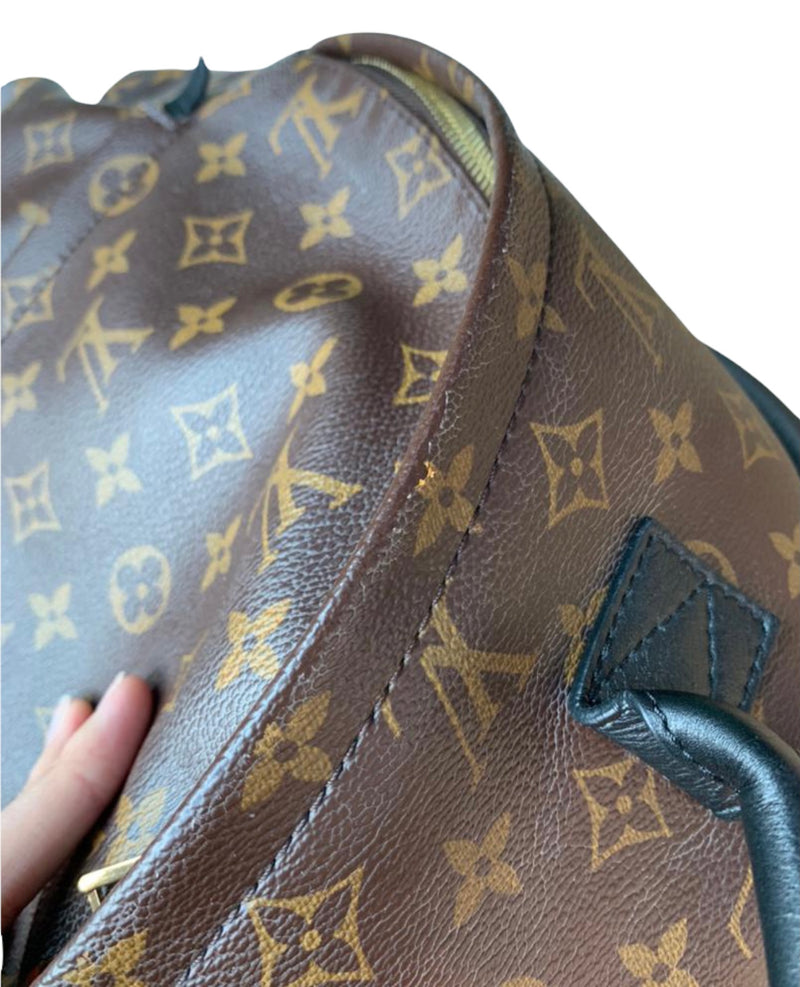 Louis Vuitton Palm Springs Monogram MM Brown Cloth ref.136558