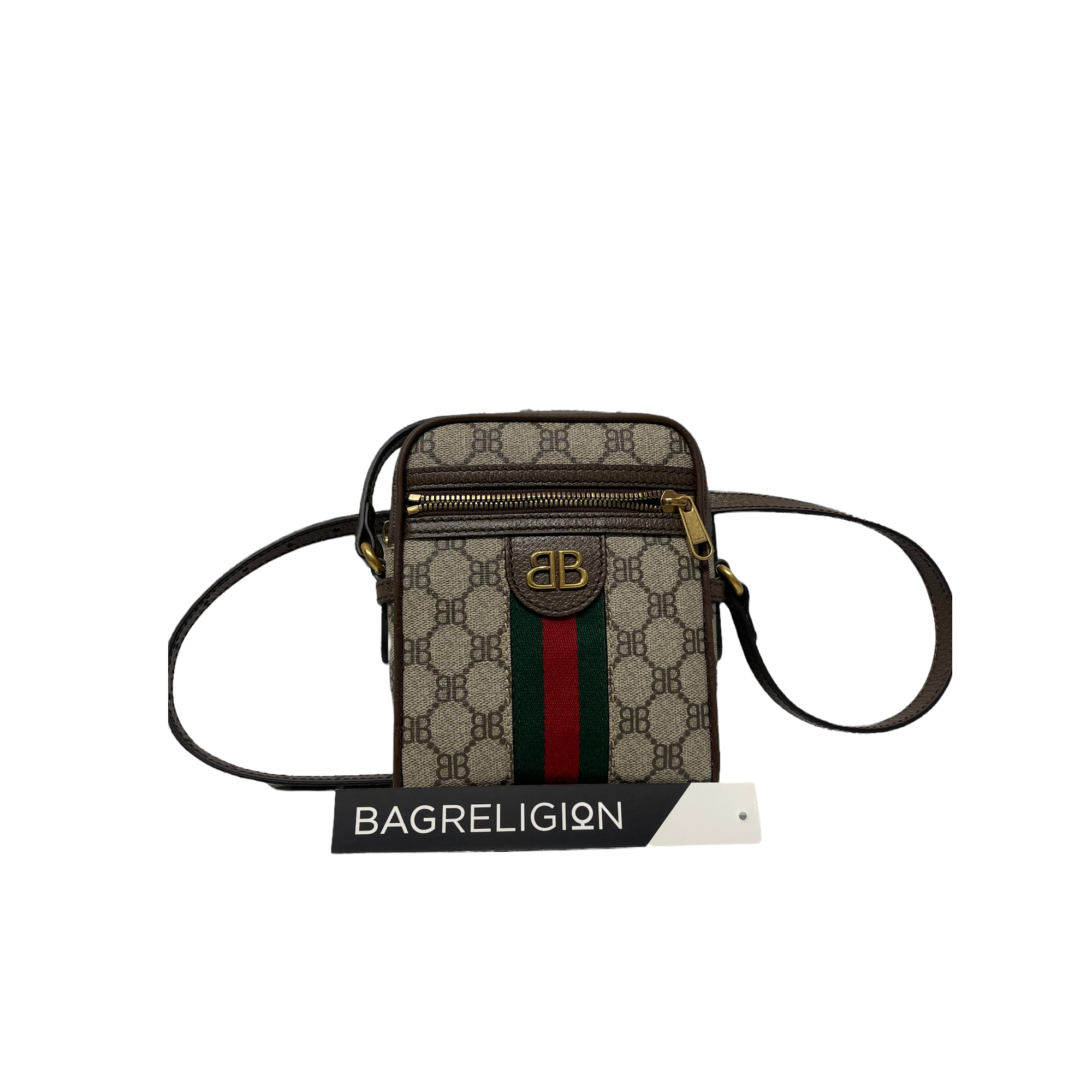Gucci x Balenciaga The Hacker Project Hacker Shoulder Zip Bag