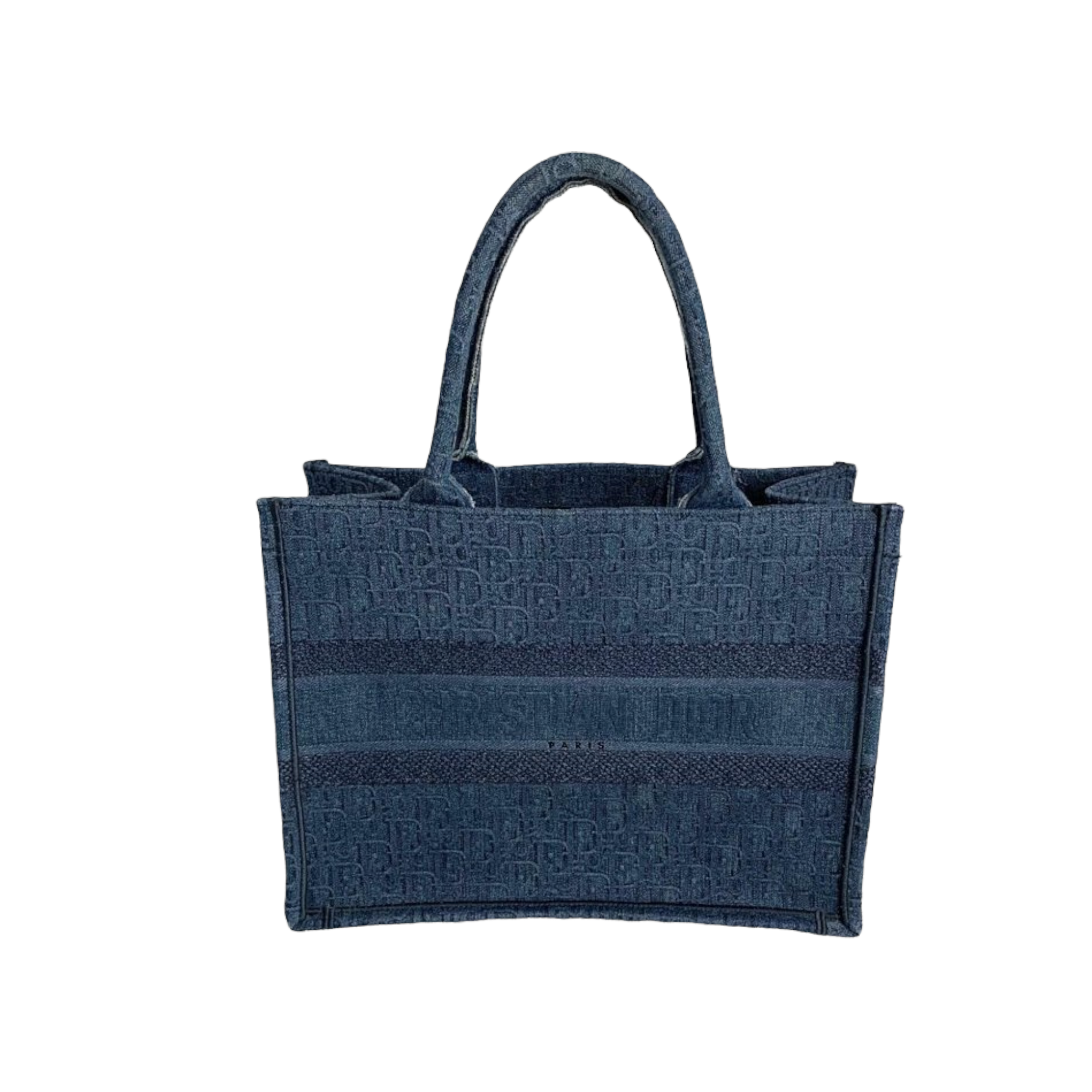 Dior denim tote discount bag