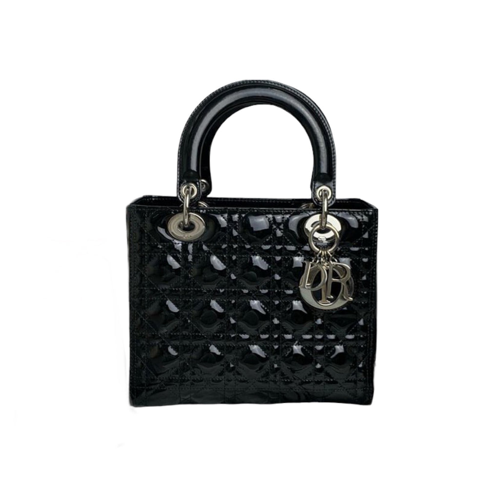 Lady Dior Medium Lady Dior Black SHW