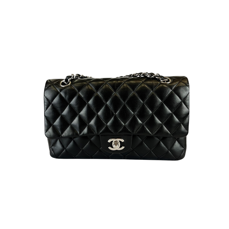 Classic Flap Medium Lambskin Black SHW