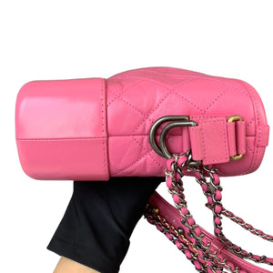 Gabrielle Hobo Calfskin Medium Pink