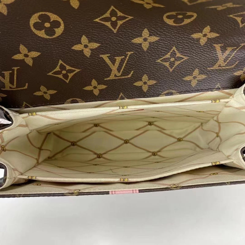 tas shoulder-bag Louis Vuitton Pochette Metis Trunk Monogram 2018 GHW  Shoulder Bag