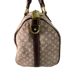 Ldylle Monogram Speedy Bandouliere 30 Brown