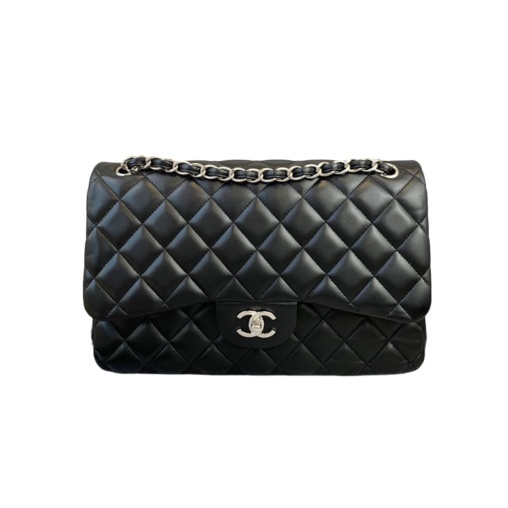 Classic Flap Jumbo Lambskin Black SHW