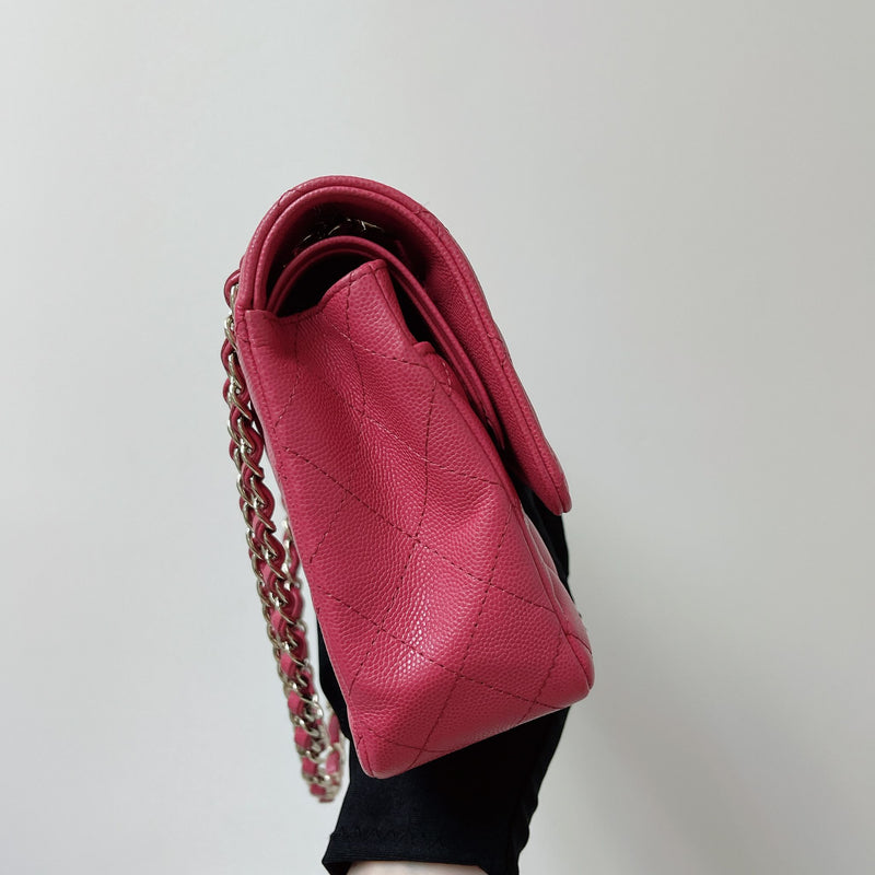 Classic Double Flap Medium Caviar Pink GHW