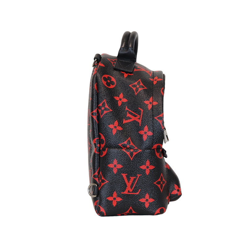 Louis Vuitton Palm Springs Backpack Limited Edition Monogram Infrarouge Mini  Black 503729