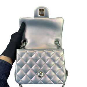 Mini Square 21k iridescent Light Purple SHW