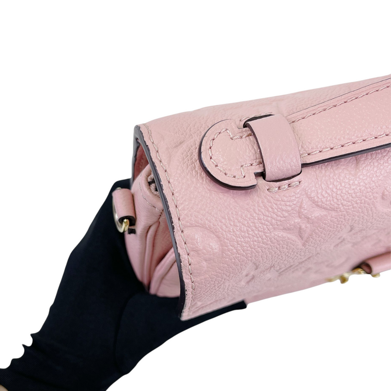 Louis Vuitton Pochette Metis MM Pink Monogram Empreinte Leather – iPawniShop