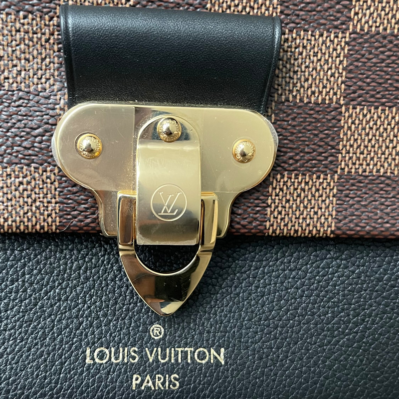Louis Vuitton Vavin PM Damier Ebene Canvas Beige GHW