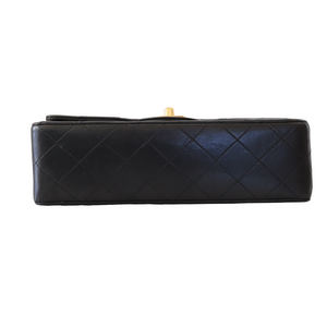 Vintage Classic Flap Small Lambskin Black GHW