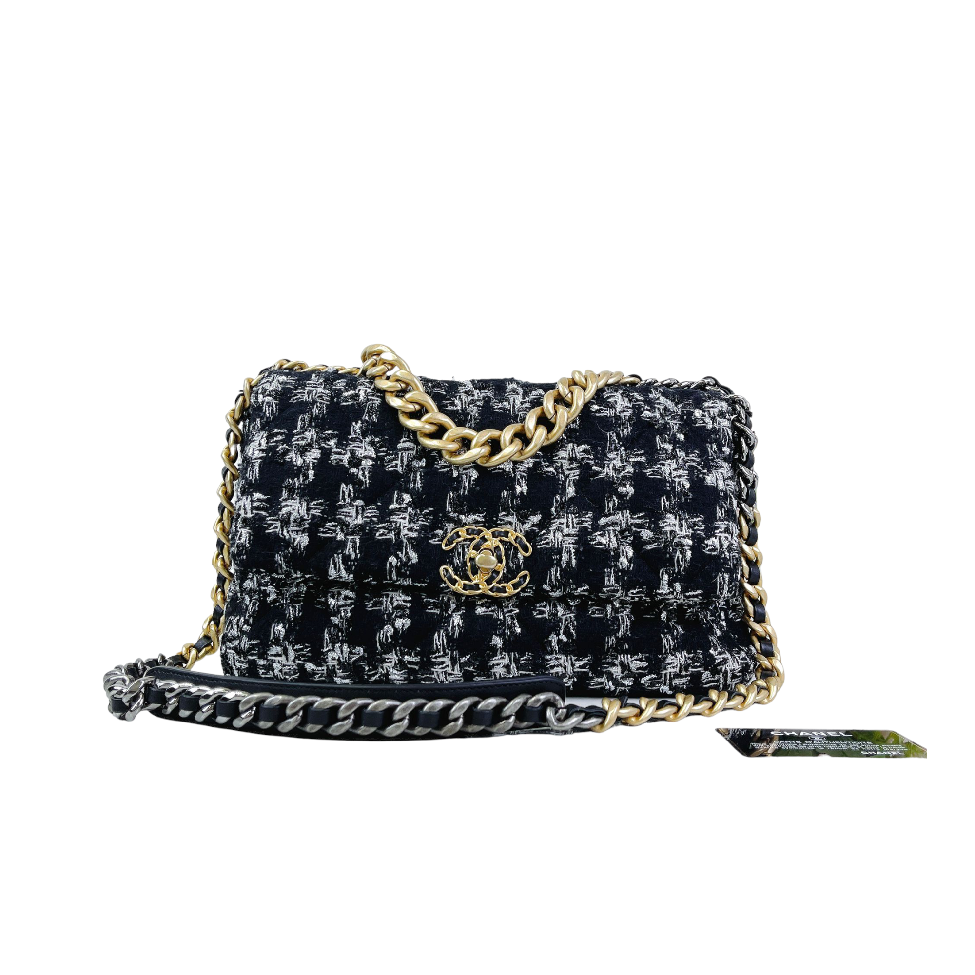 Gabrielle tweed crossbody bag Chanel Black in Tweed - 25253469