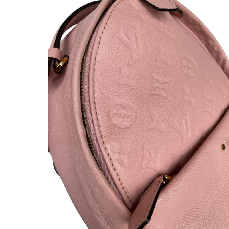 Louis Vuitton Sorbonne Backpack Monogram Empreinte Leather Pink