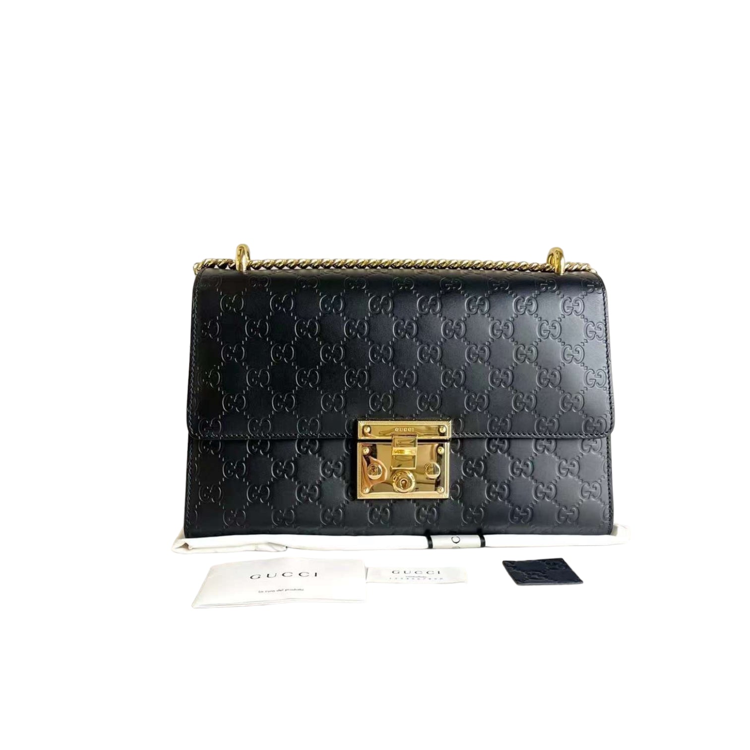 Gucci padlock bag black online