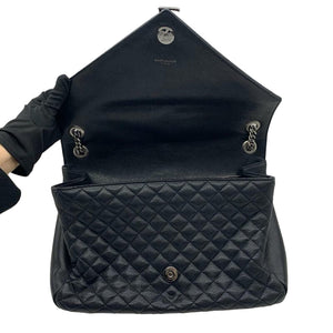 Large Envelope Soft Satchel Black RHW