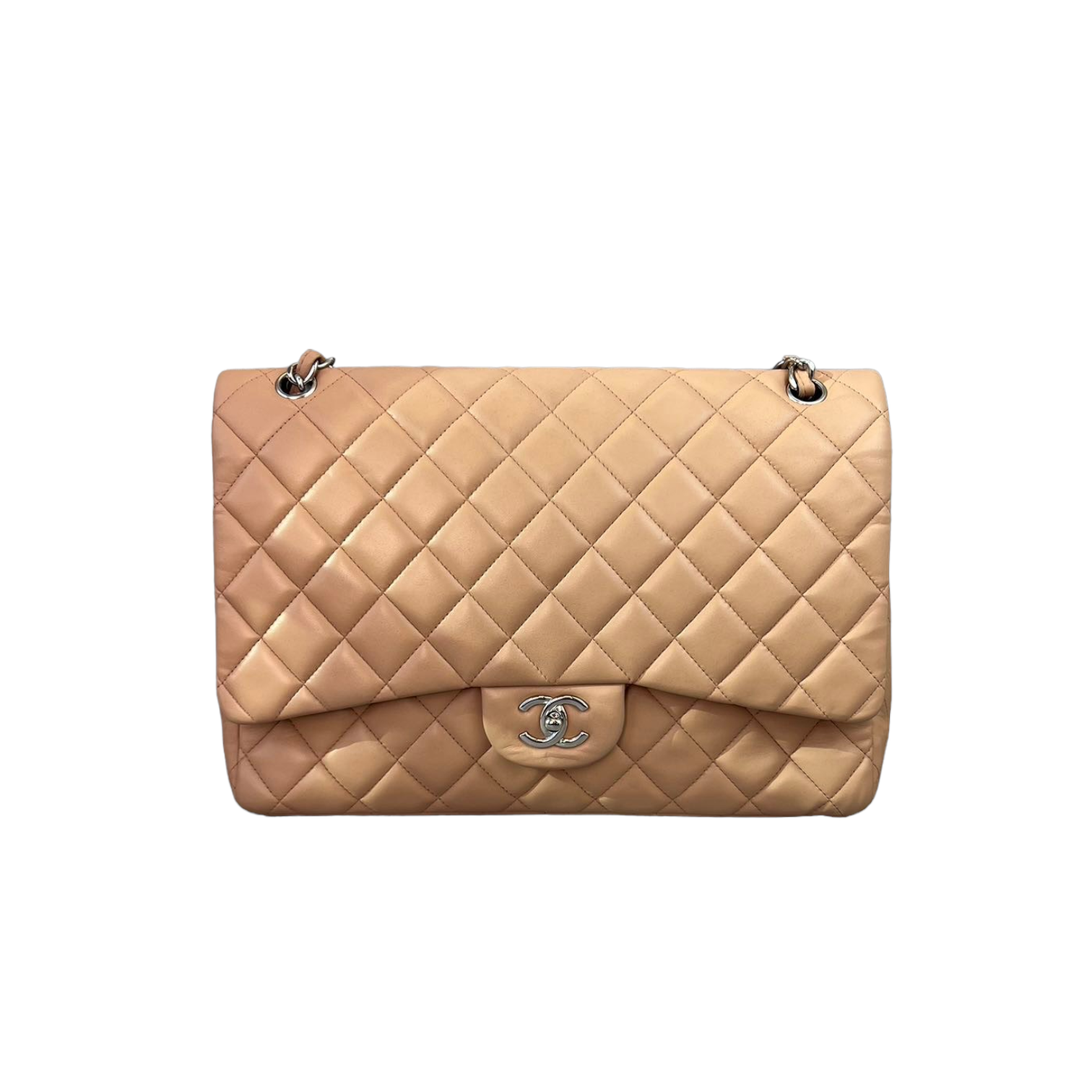 Chanel Timeless Maxi Lamb Beige